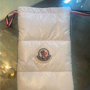 Empty Moncler White Sunglasses Large Pouch